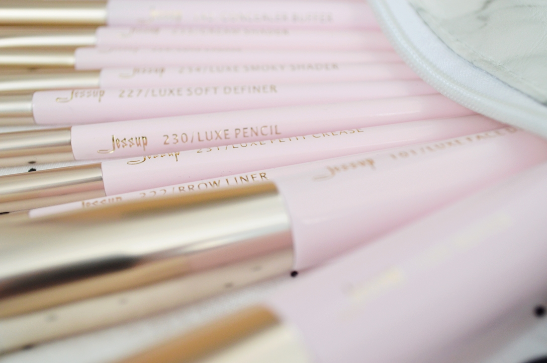 pędzle do makijażu jessup blushing bride puderek.com.pl